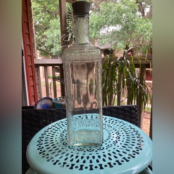 Vintage 1977 Olmeca Decorative Tequila 1Ltr Decanter Refillable Disc Bottle EVC - Picture 5 of 11